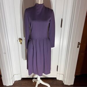 Vintage purple Pauline Metrizere union made John Wanamaker dress D211